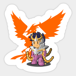 Oh you, inmortal fire bird Sticker